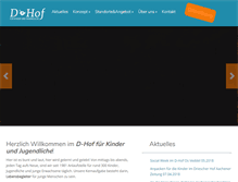 Tablet Screenshot of d-hof.de
